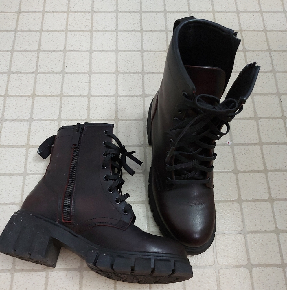 Women's Black Combat Boots